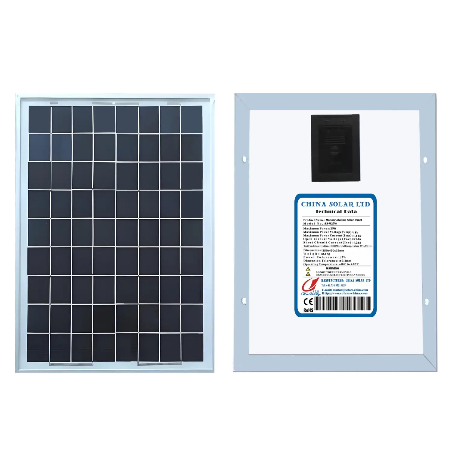 Panou Fotovoltaic 25W