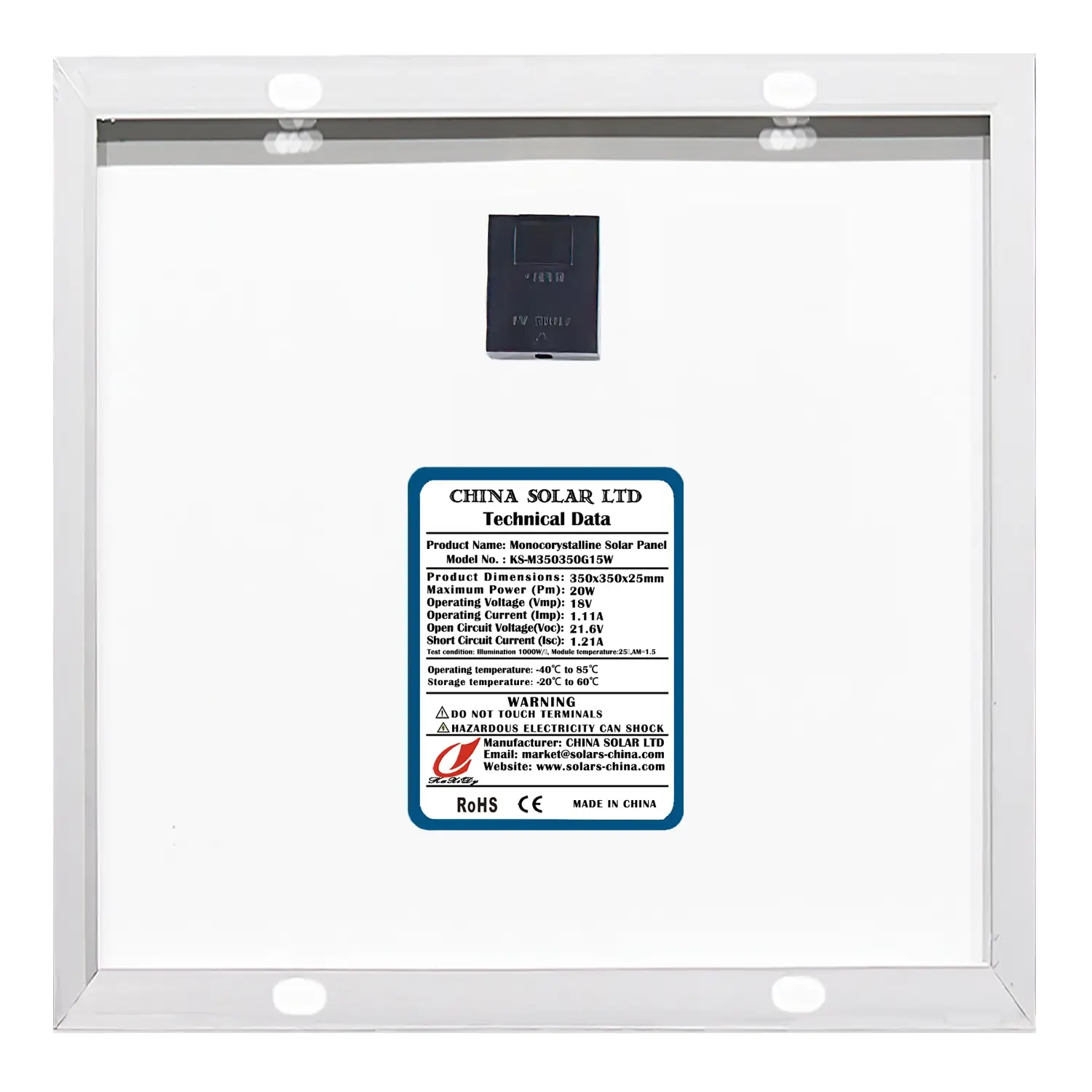 Panou Solar Monocristalin 20W