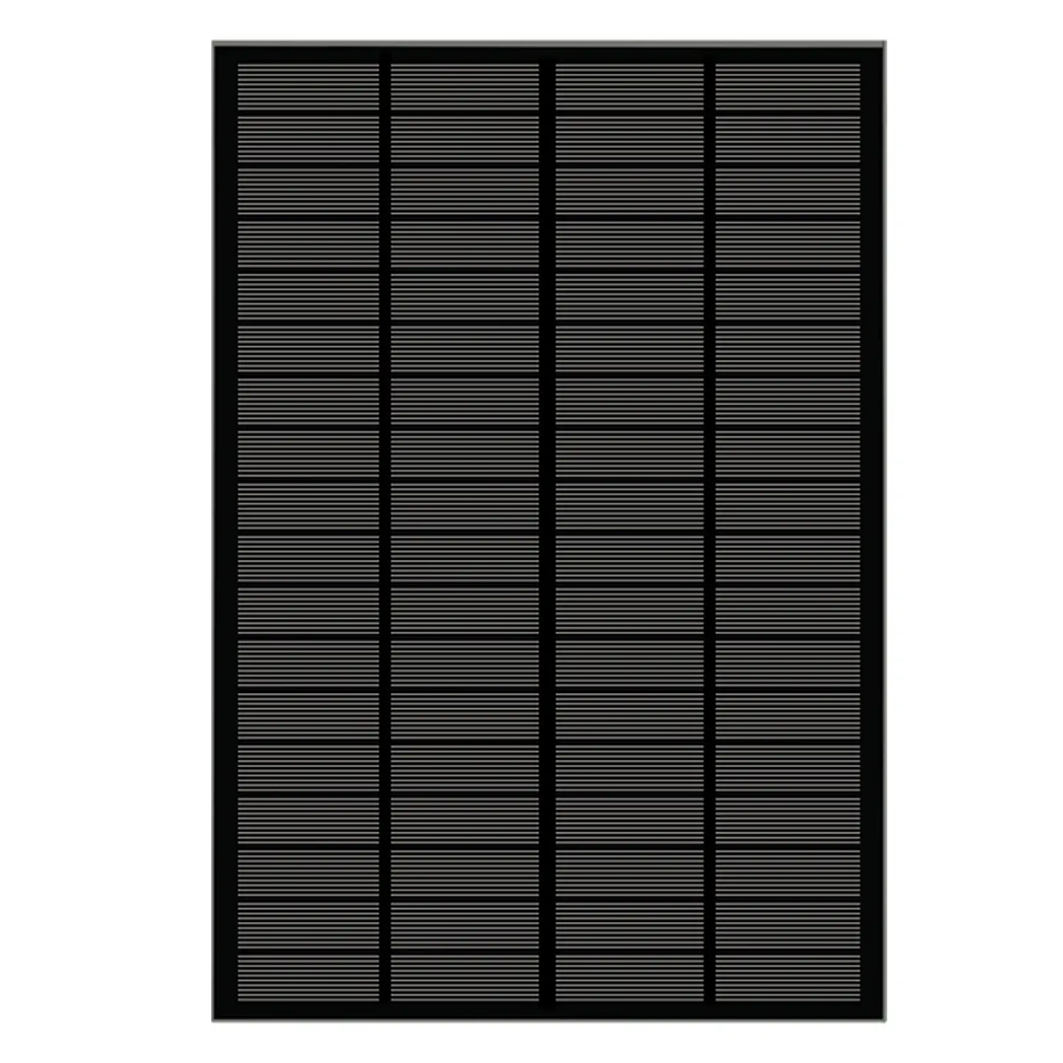 3W Panou Solar Negru