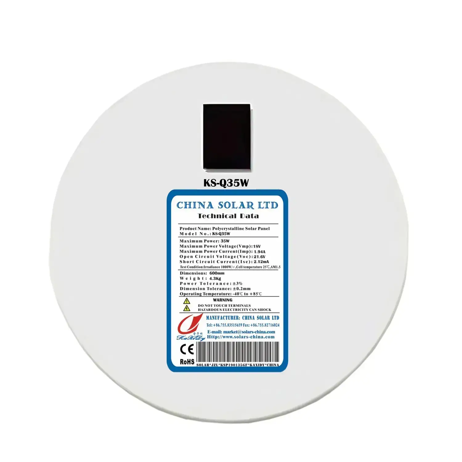 Panouri Solare Rotunde 35W