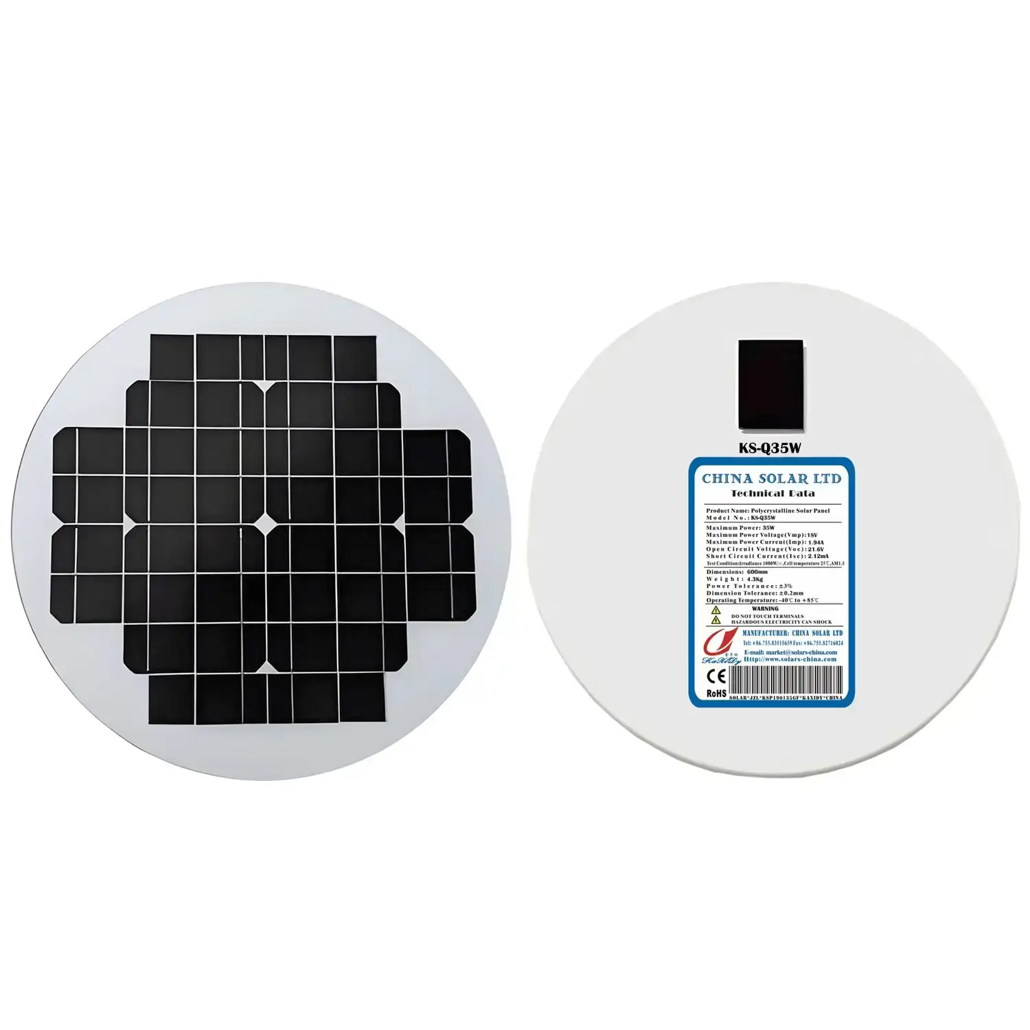 35W panouri solare circulare