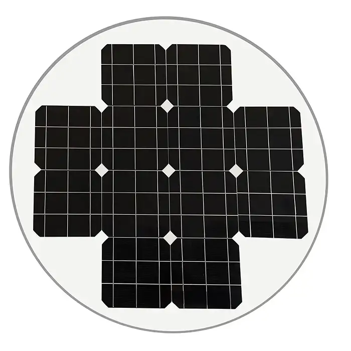 60W Panouri Solare Rotunde